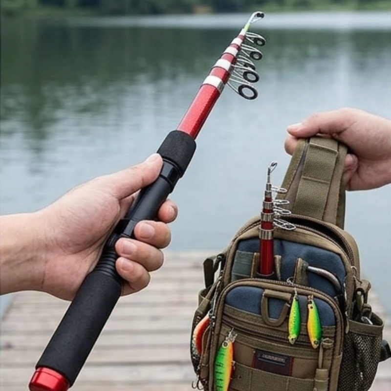 Telescopic fishing rod – Compact travel rod