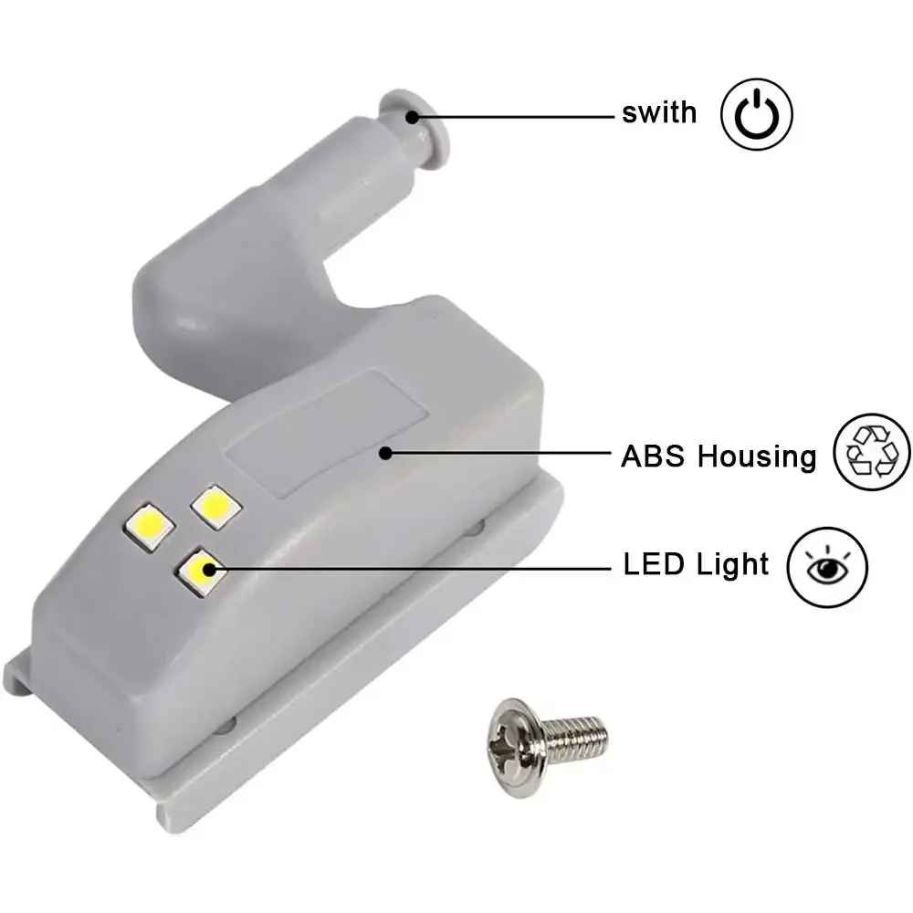 HingeLight Automatic LED Hinge Light for Cabinets