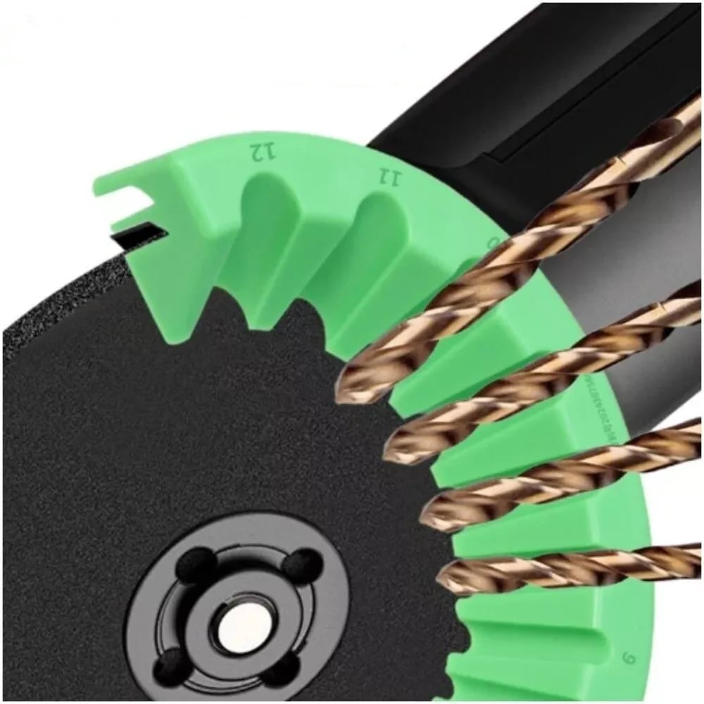 BitSharpener – Angle grinder attachment for drill bit sharpening