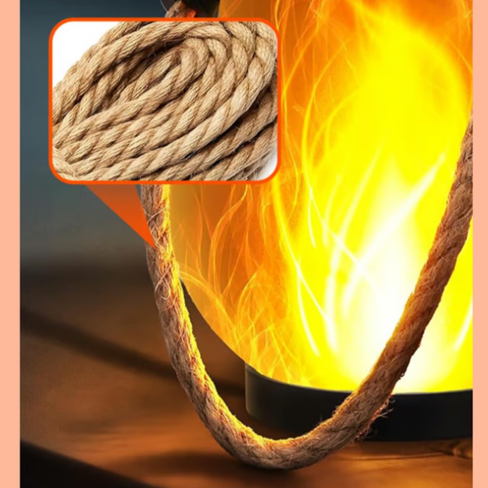 Solar Lantern with Flickering Flame – LED Solar Garden Lantern with Flame Effect for Garden, Patio & Outdoors