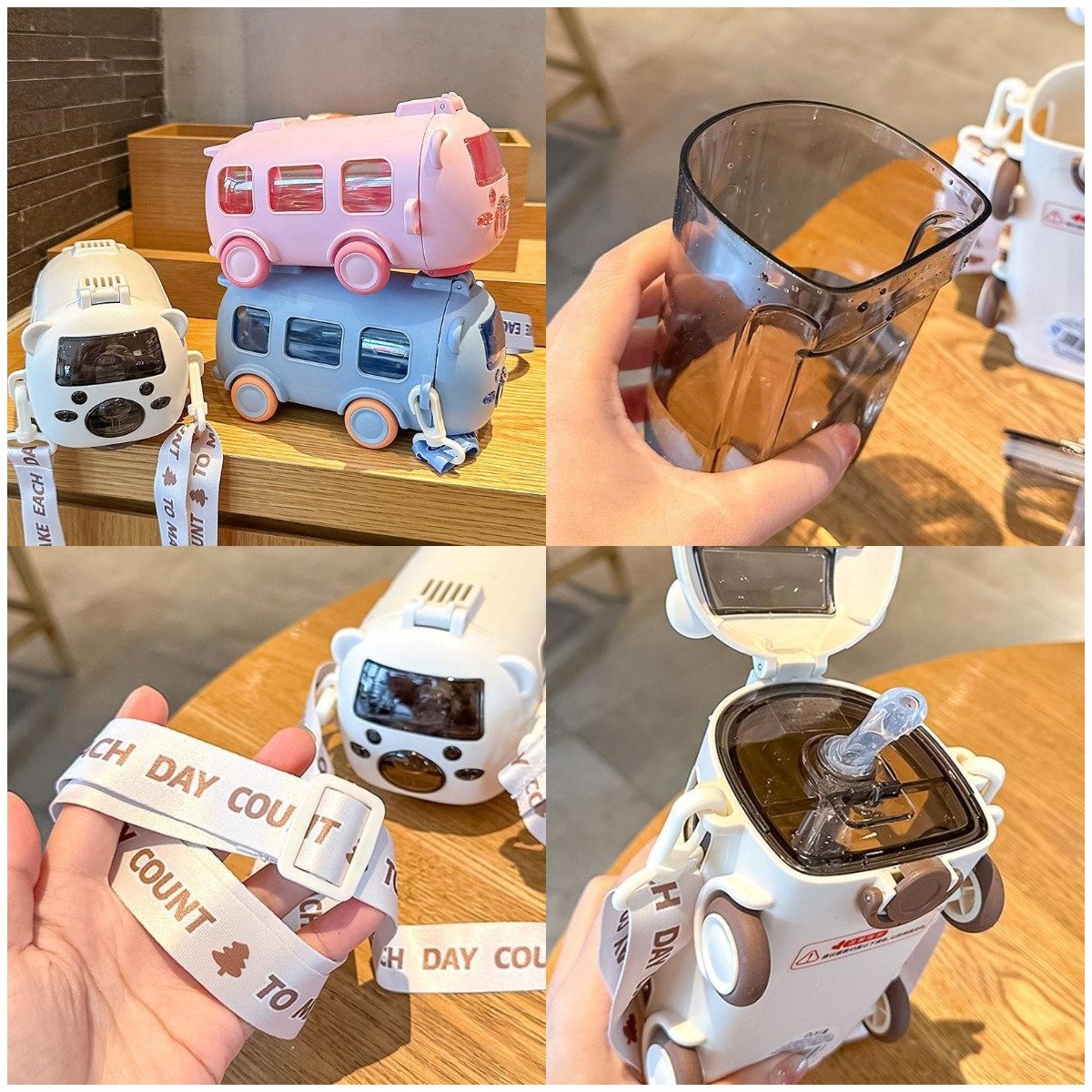 BusTumbler – Bus-design water bottle for kids