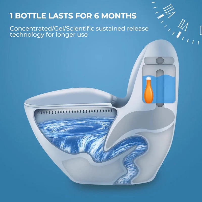 BowlingBubble Blue Gel Toilet Cleaner