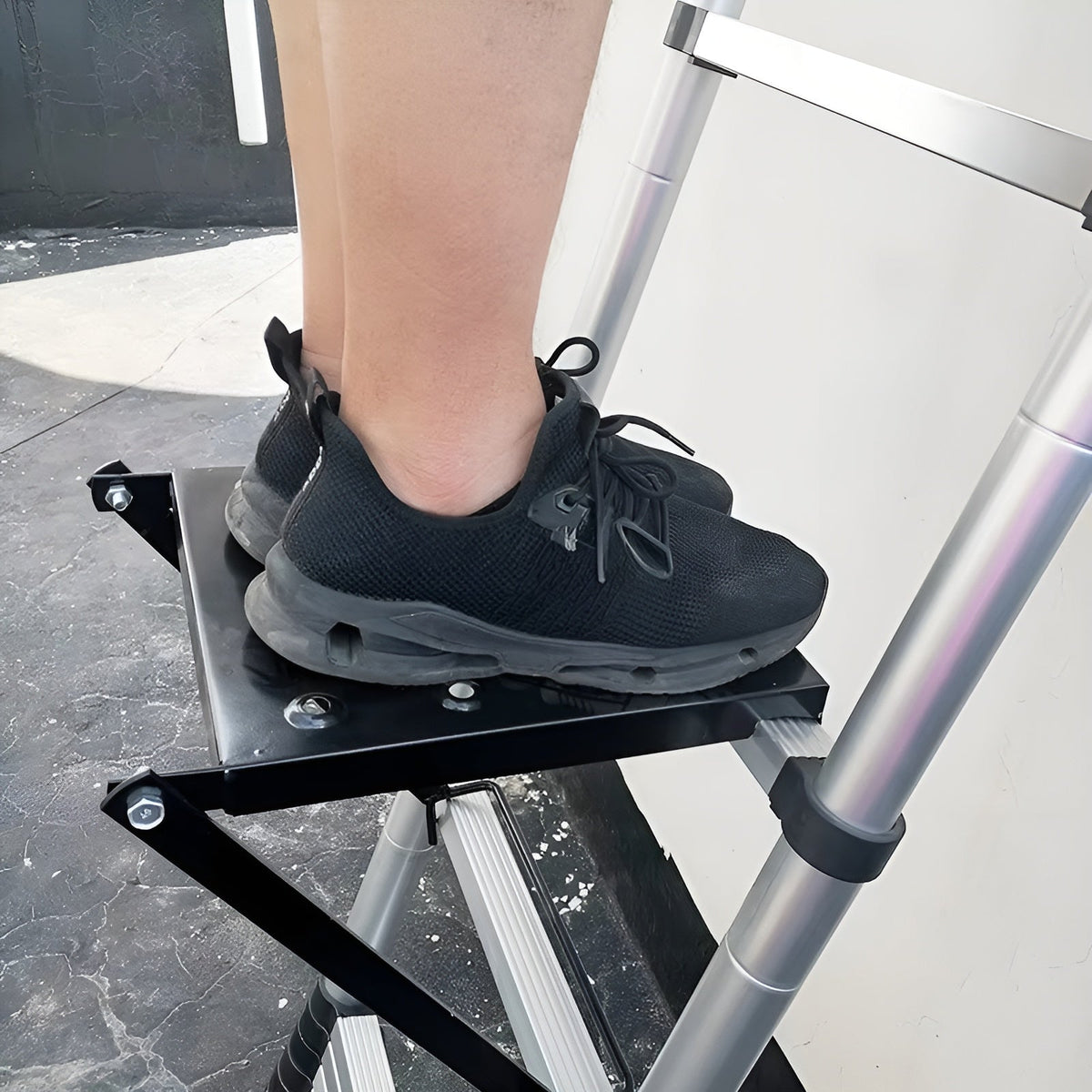 LadderHelper Leiterplattform in Silber