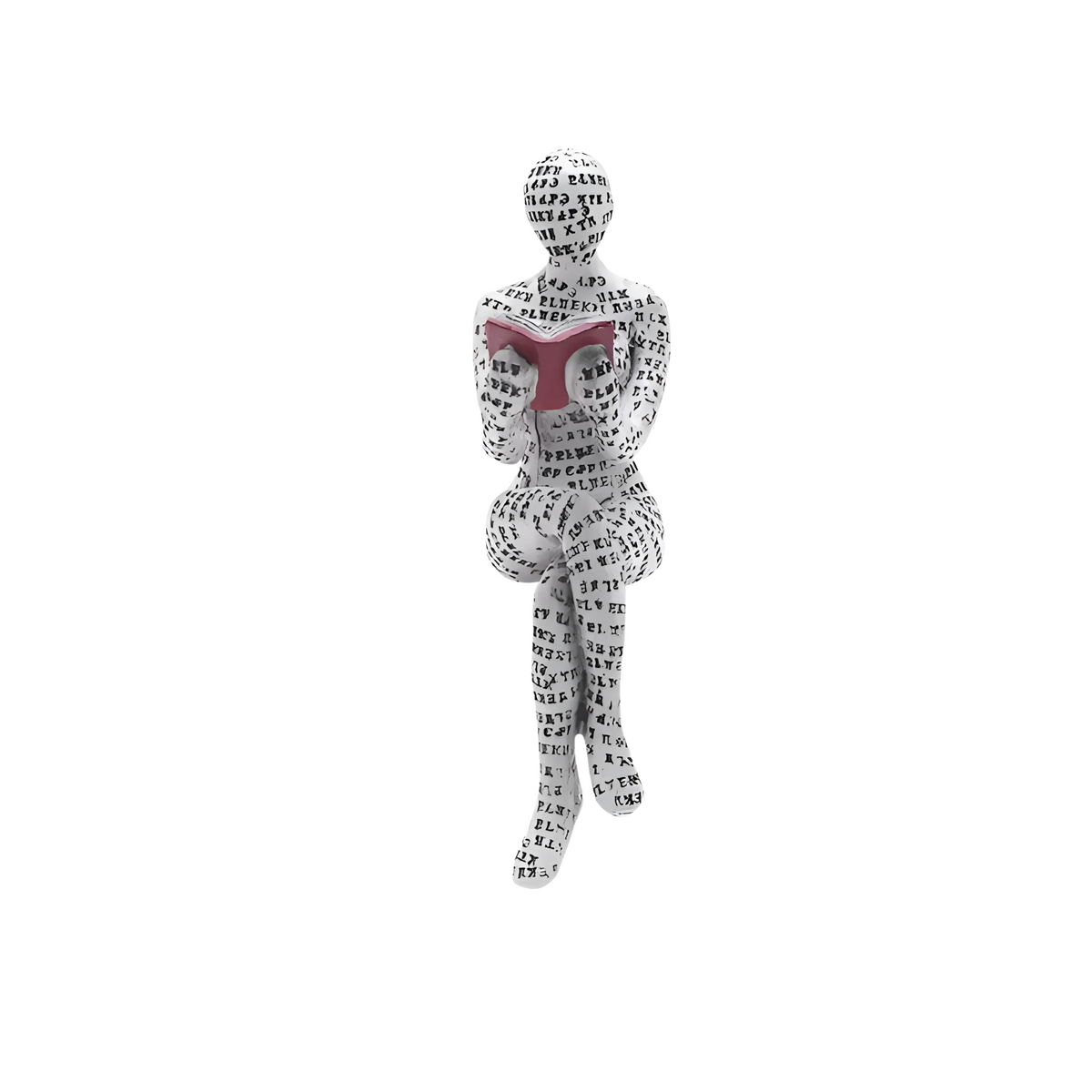 ReaderDecor Figuren nebeneinander lesend