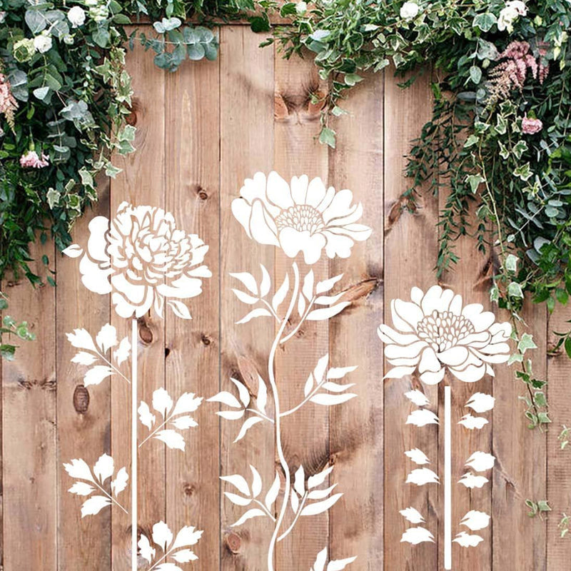 FlowerDecor – Reusable DIY wall stencils