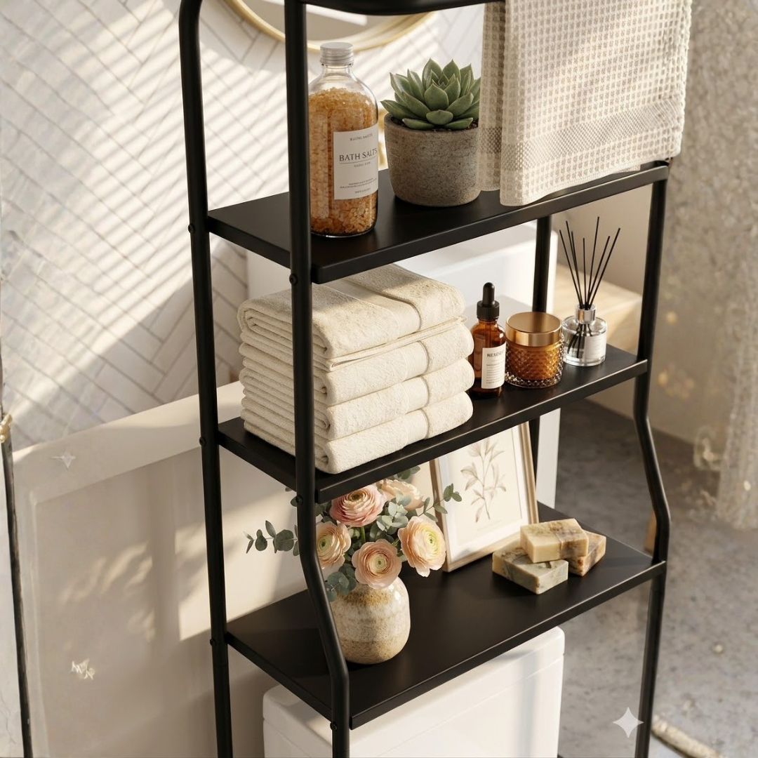 BathroomShelf Minimalist 3-Tier Bathroom Shelf