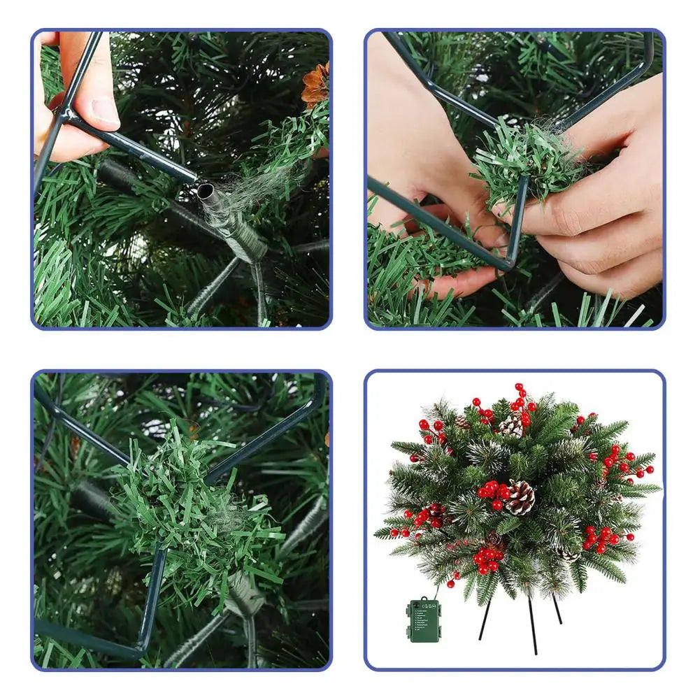 ChristmasBushes – LED-lit Christmas bushes for planters