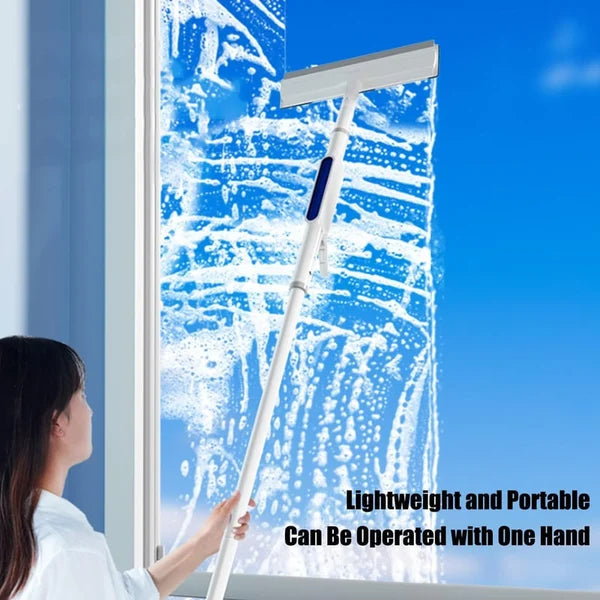 WindowCleaner – Double-sided window cleaner with spray function and telescopic handle