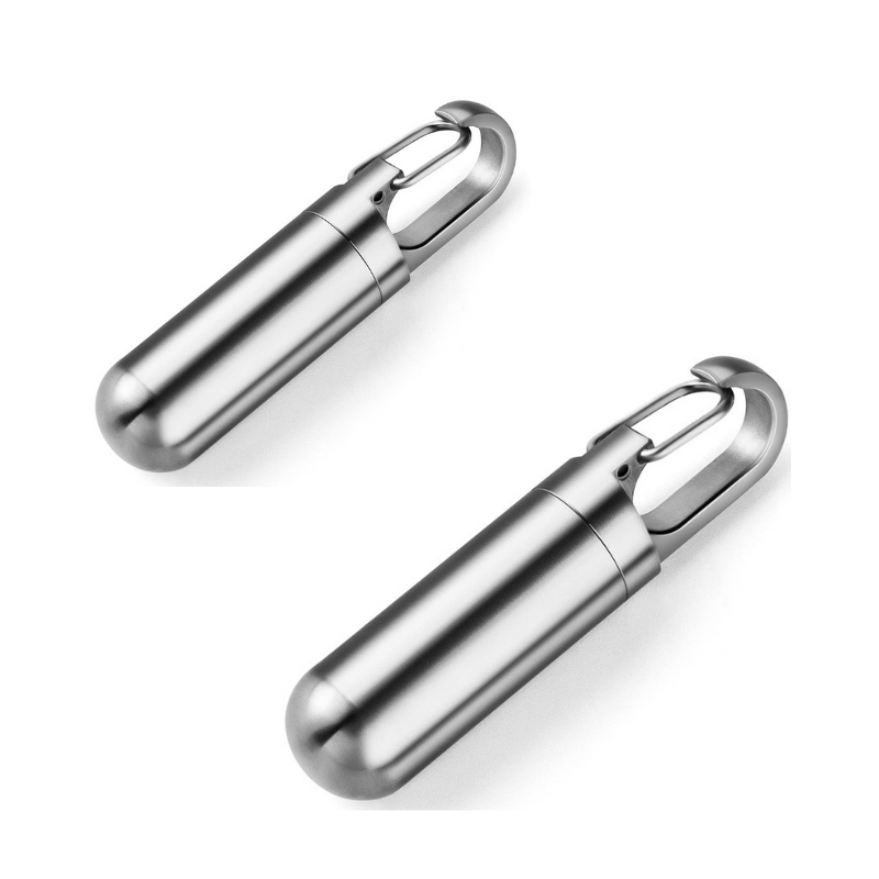 PillCapsule Stainless Steel Pill Case For On The Go