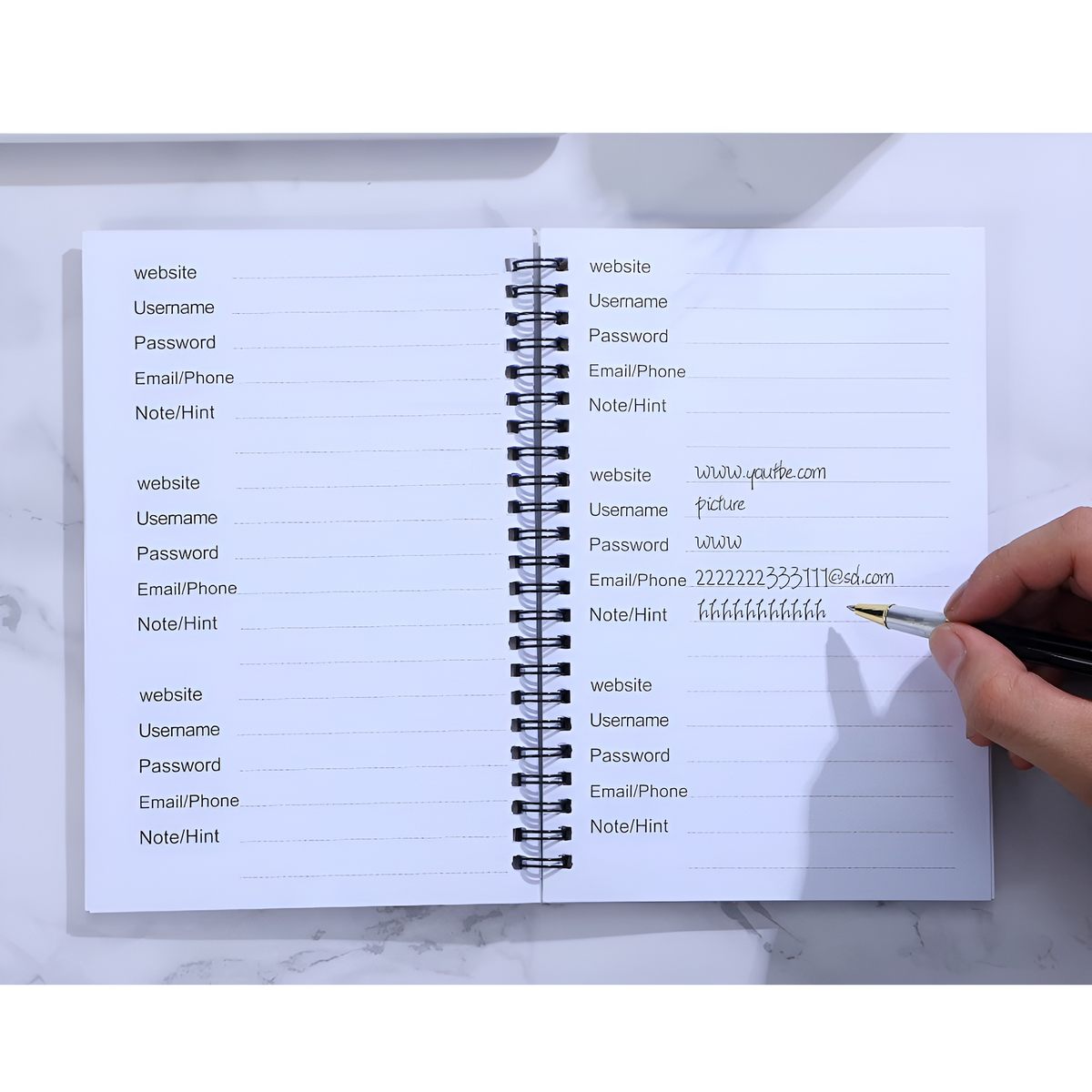 PasswordKeeper Password Book with Discreet Design
