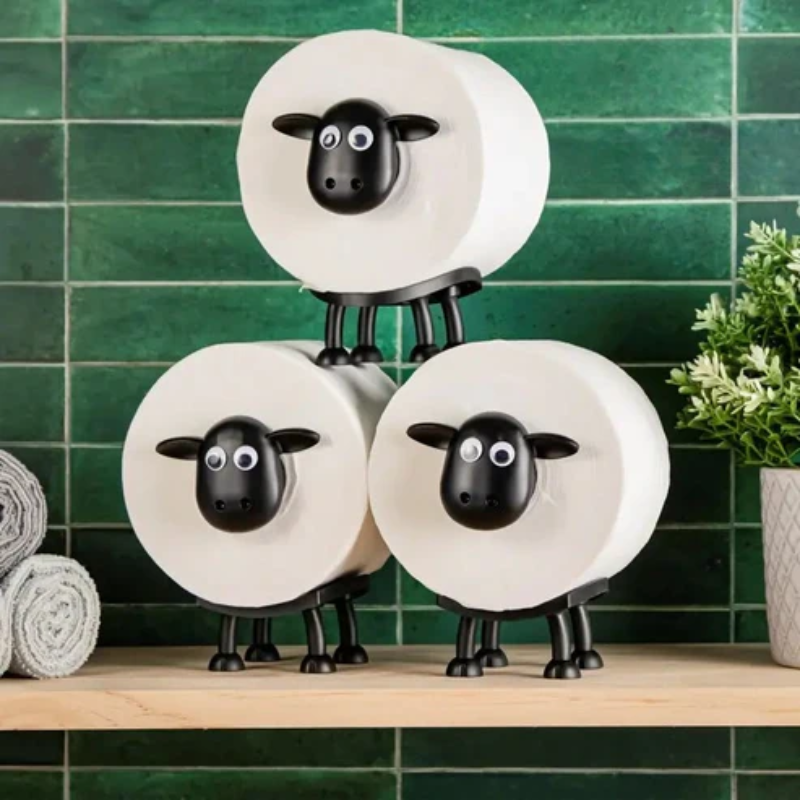 TissueHolder Decorative Toilet Paper Holder in Sheep Design