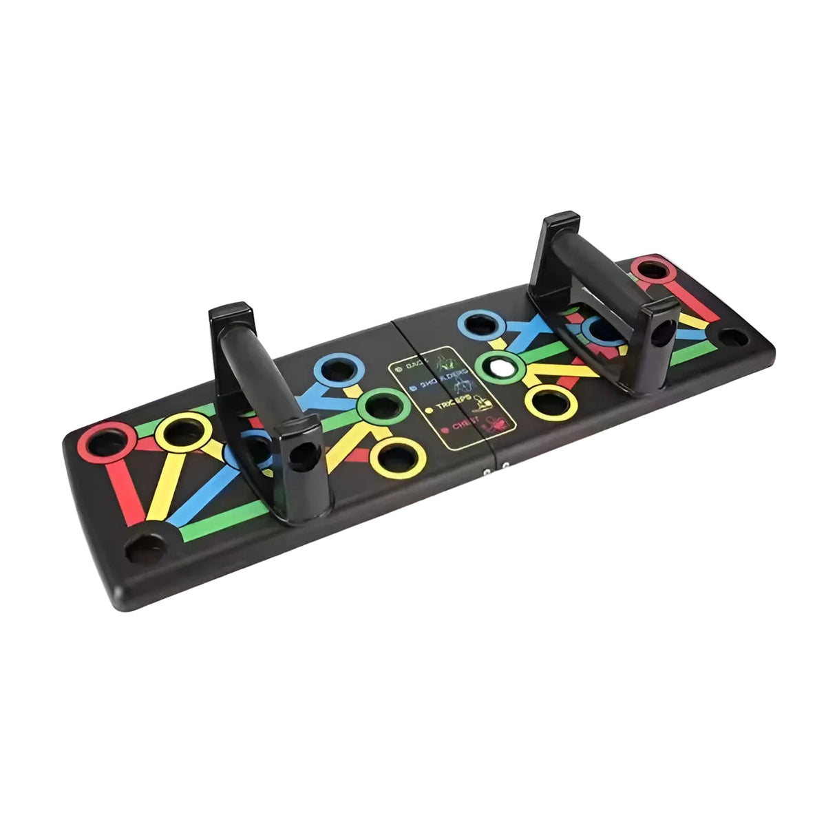 MuscleBoard Push-Up Training Board, Color-Coded System Foldable