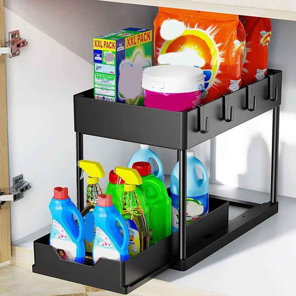 PulloutOrganizer ausziehbarer Unterschrank-Organizer, Seitenansicht