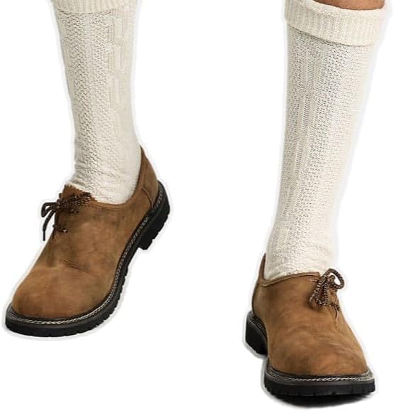 Men's Haferlschuhe Oktoberfest, Traditional Leather Shoes Dark Brown