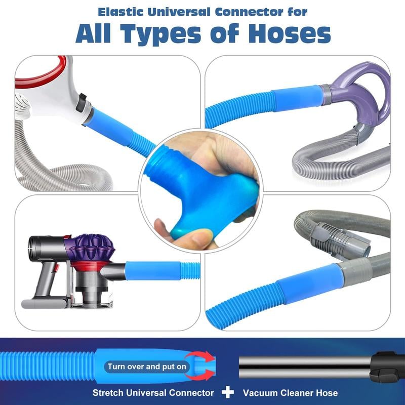 CleanerHose Vacuum Attachment, Flexible for Dryer Vents and Tight Spaces