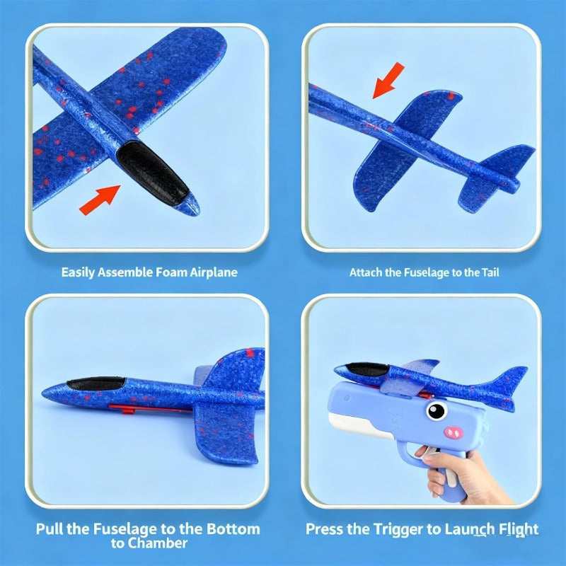 DinoBlaster – Dinosaur Airplane Launcher for Kids
