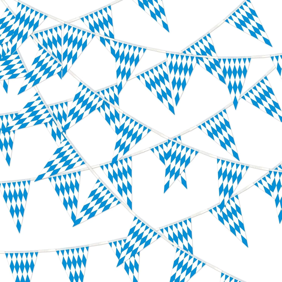 Oktoberfest Bunting 40m Waterproof, Bavarian Party Decoration Outdoor