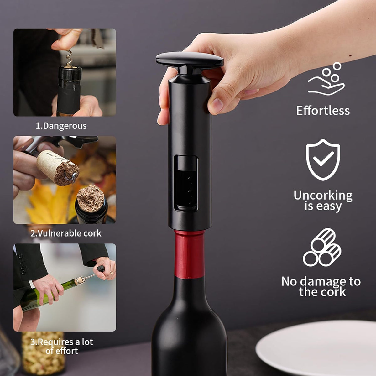 BottleCorkscrew – Handy bottle opener with corkscrew
