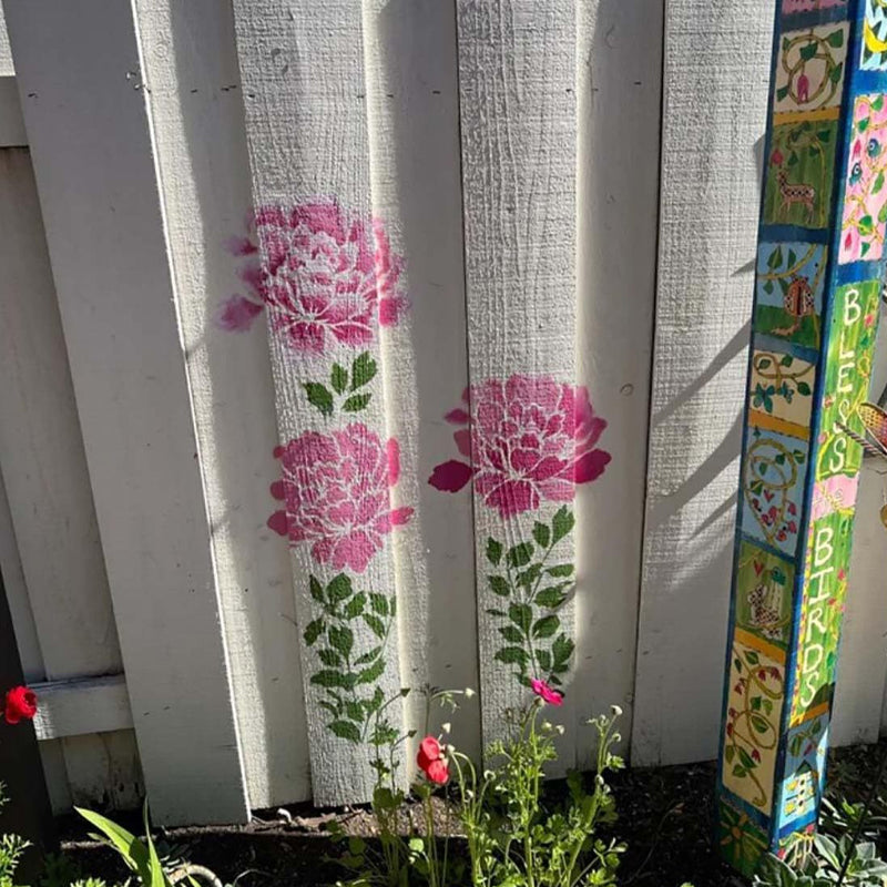FlowerDecor – Reusable DIY wall stencils