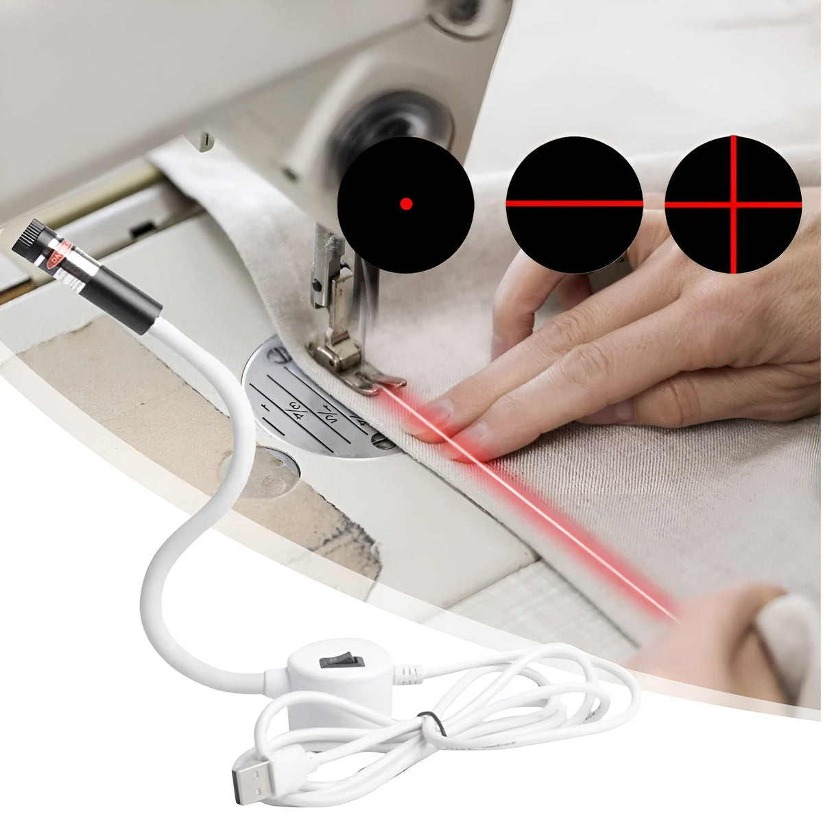 SewingLight LED Sewing Light Magnetic, Flexible Gooseneck