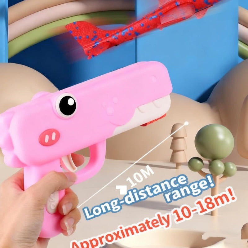 DinoBlaster – Dinosaur Airplane Launcher for Kids