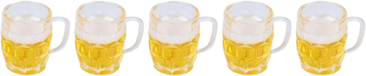 Oktoberfest Mini Beer Mug Decorations, Resin, Set of 12