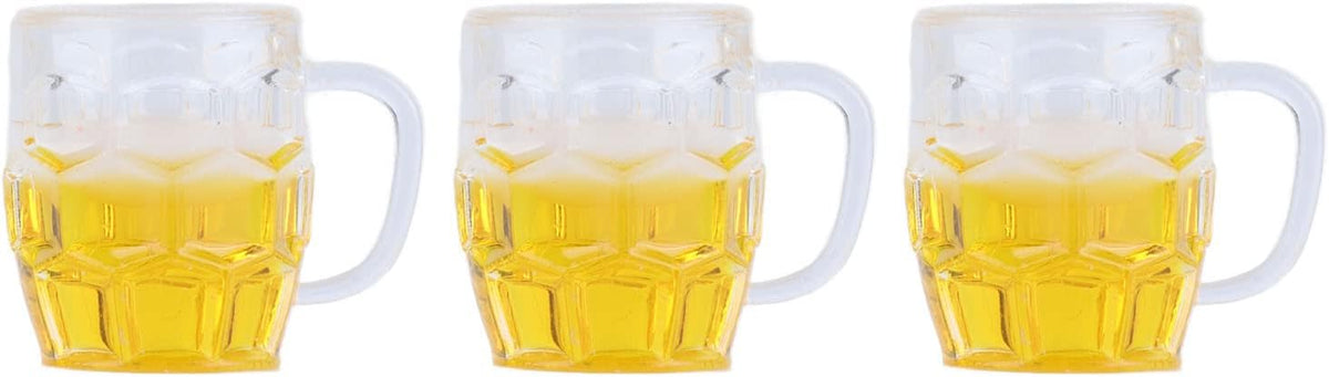 Oktoberfest Mini Beer Mug Decorations, Resin, Set of 12