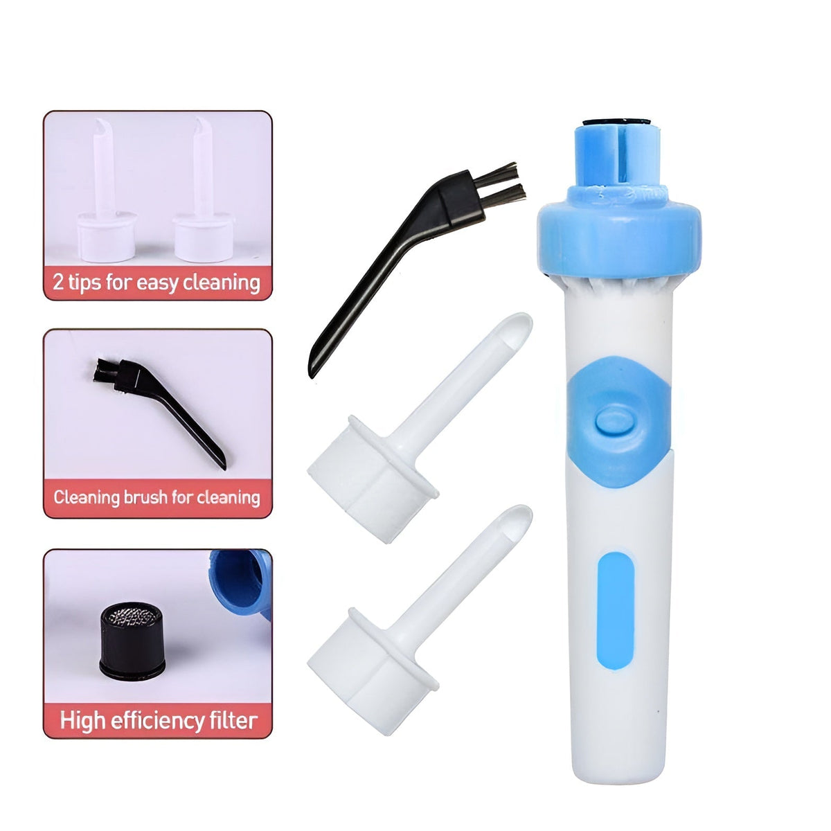 EarCleaner ear cleaner with suction technology