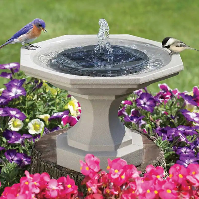 SolarFountain – Floating solar water pump for garden fountains