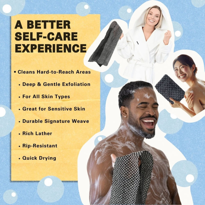 ScrubTowel Exfoliating Shower Towel