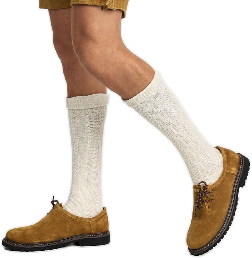Men's Haferlschuhe Oktoberfest, Traditional Leather Shoes Dark Brown