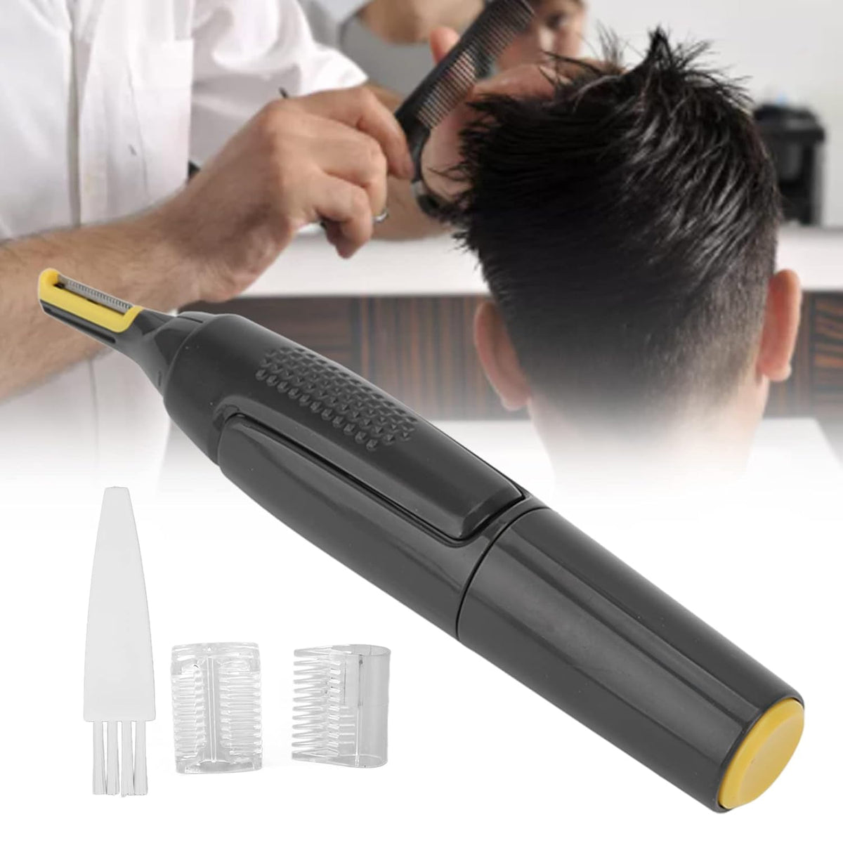 Multi-trimmer precision trimmer for ears and nose, ultra-slim 2-piece set
