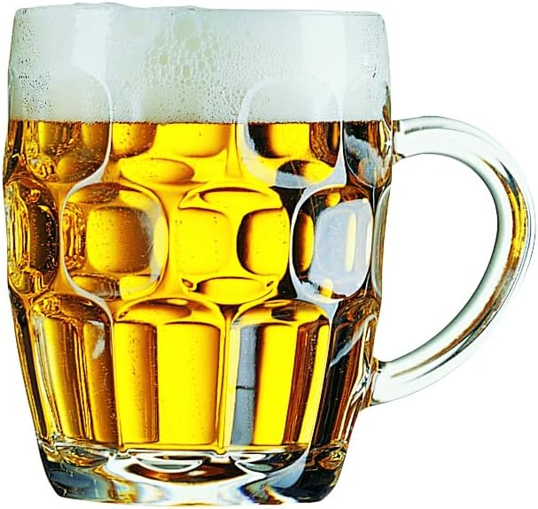 Oktoberfest Beer Mug Glass, Tempered Glass 570ml