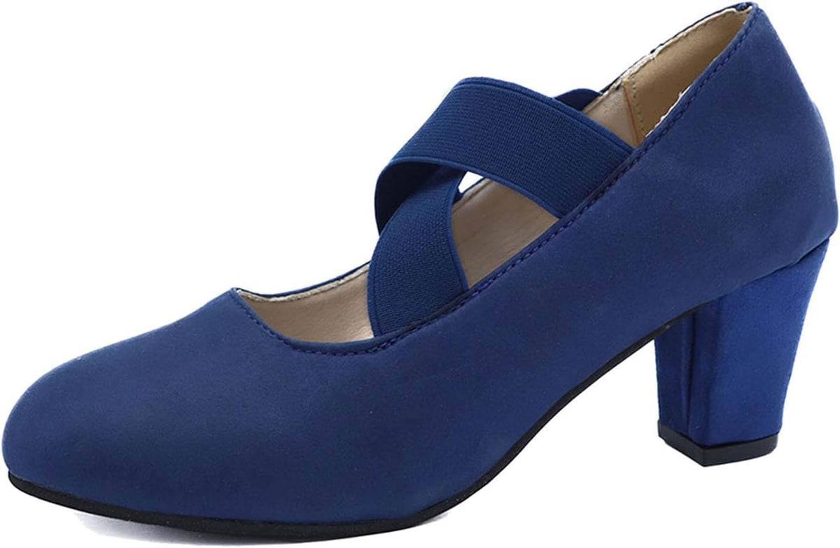 Traditional Women's Oktoberfest Shoes, Velvet Pumps with Criss-Cross Straps