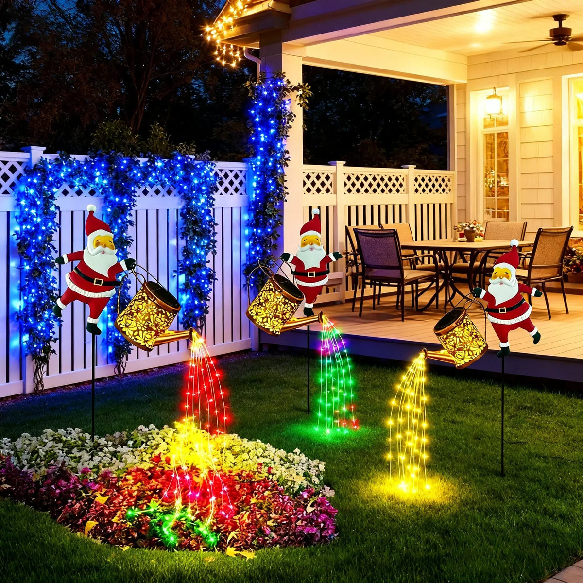 SantaKettle – Solar-powered Santa Claus garden light