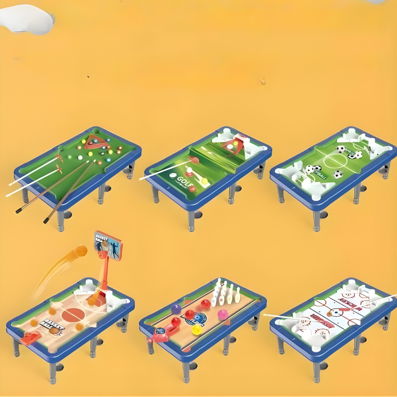 MiniArena 6-in-1 Portable Mini Game Table for Families