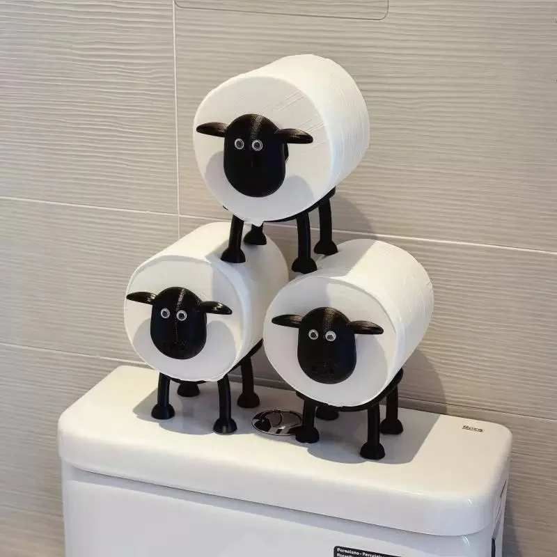 TissueHolder Decorative Toilet Paper Holder in Sheep Design