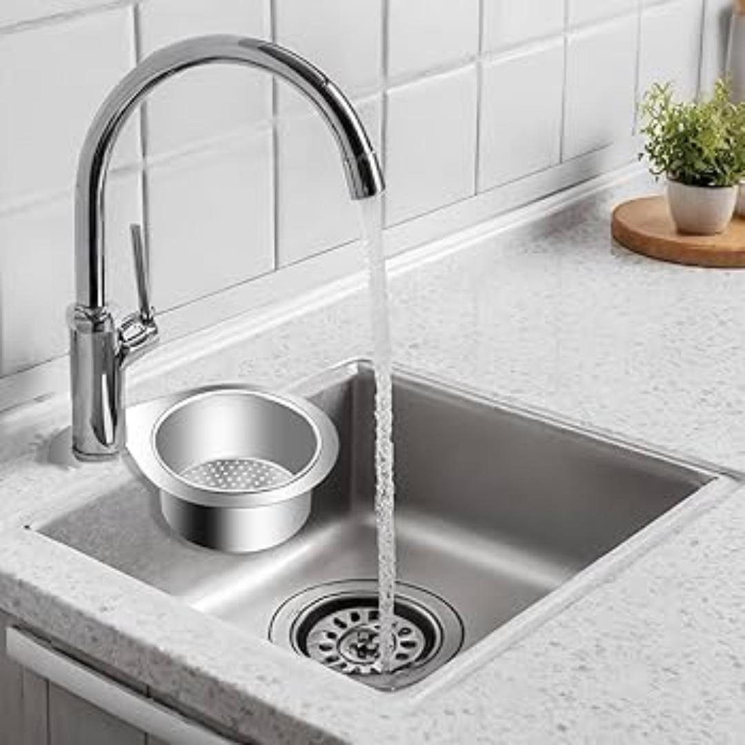 SinkStrainer Stainless Steel Swan-Design Sink Strainer