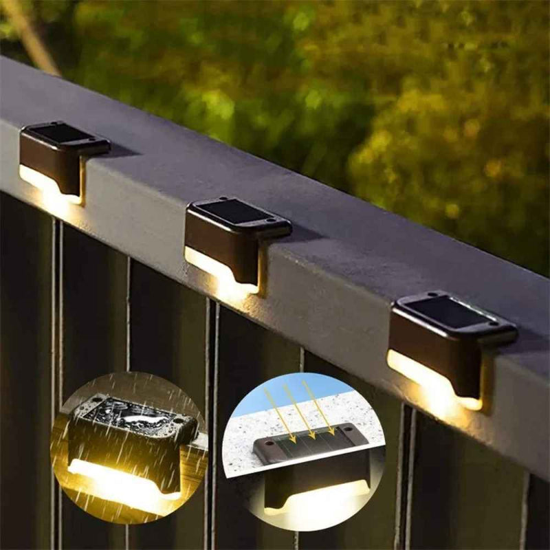 LED solar outdoor light with dusk sensor