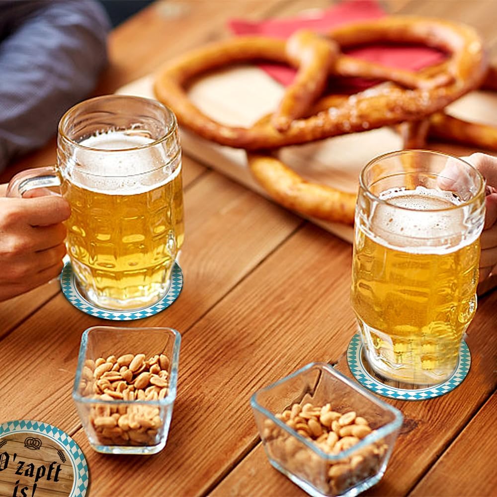 Oktoberfest Coaster Set, O'zapft is 48-piece set