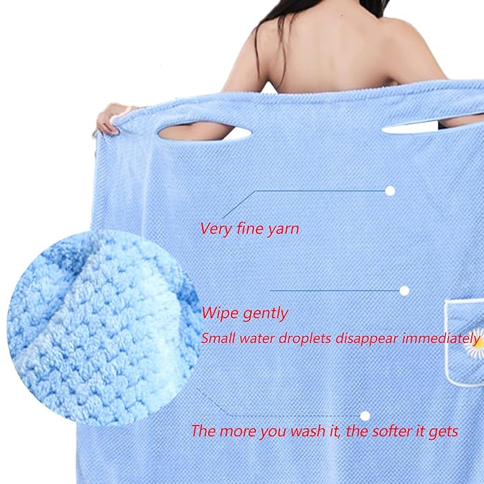 TowelDress Portable Quick-Dry Shower Towel