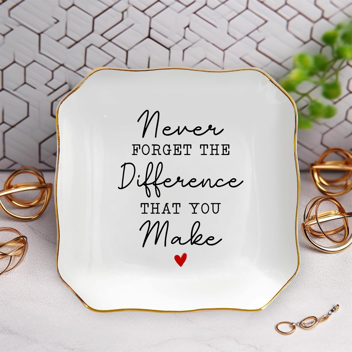 JewelryPlate – Decorative ceramic bowl for jewelry
