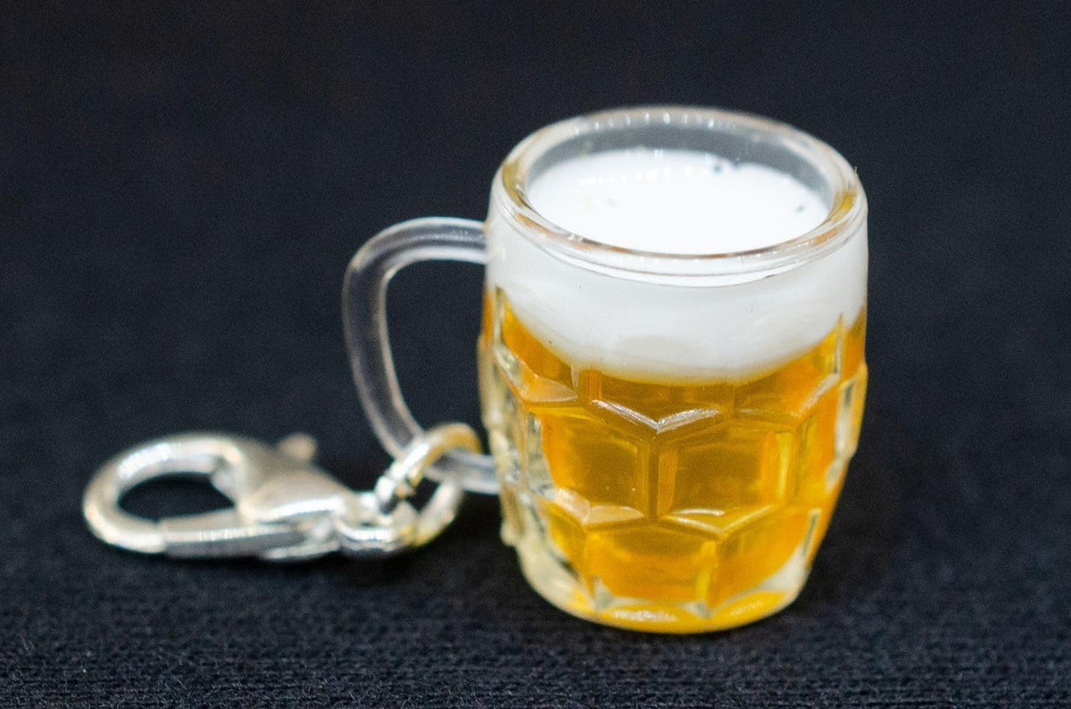 Oktoberfest Beer Mug Charm Pendant, Jewelry 2-Piece Set