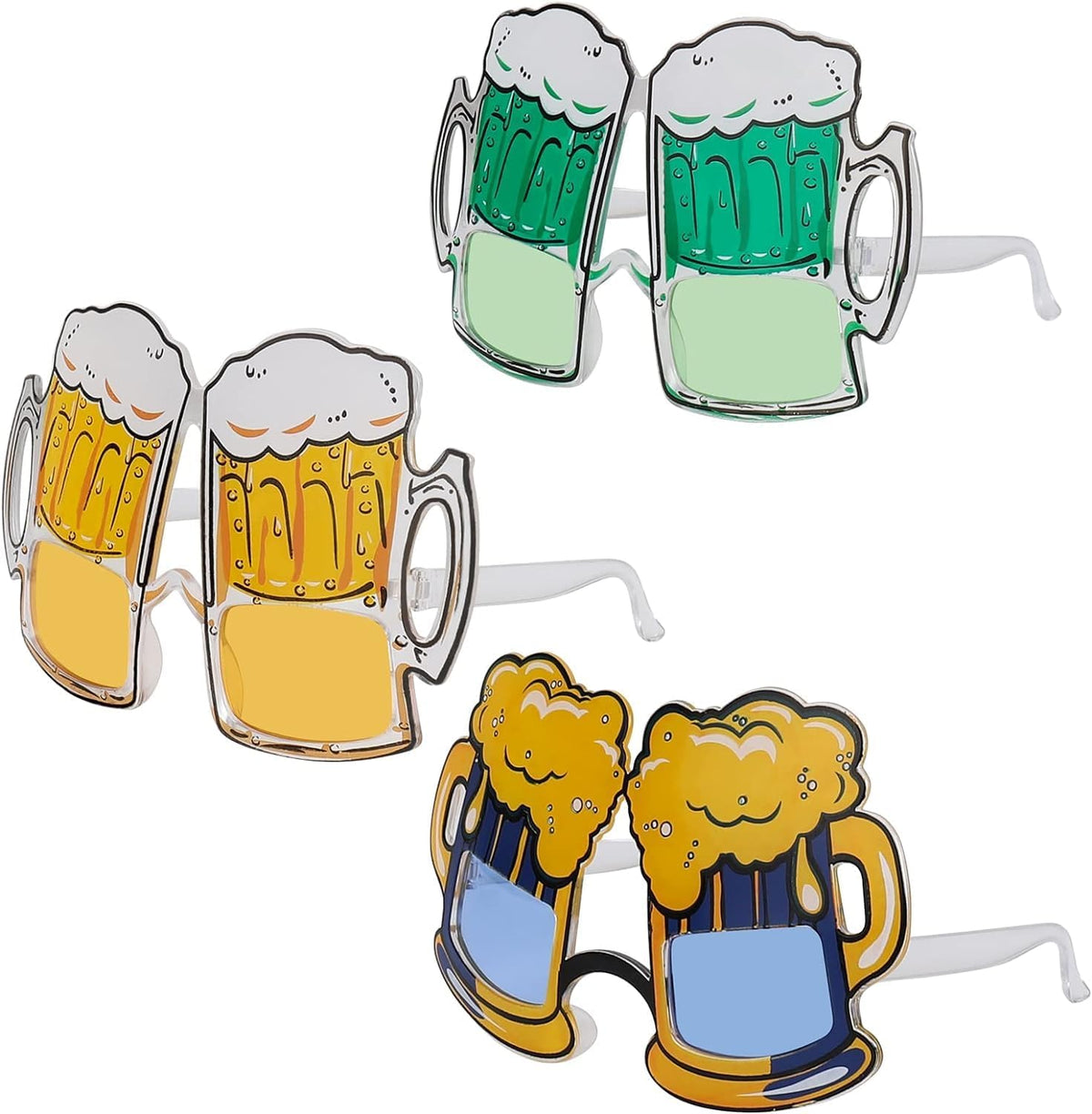 Oktoberfest Party Glasses Beer Mug Shape, Set of 9