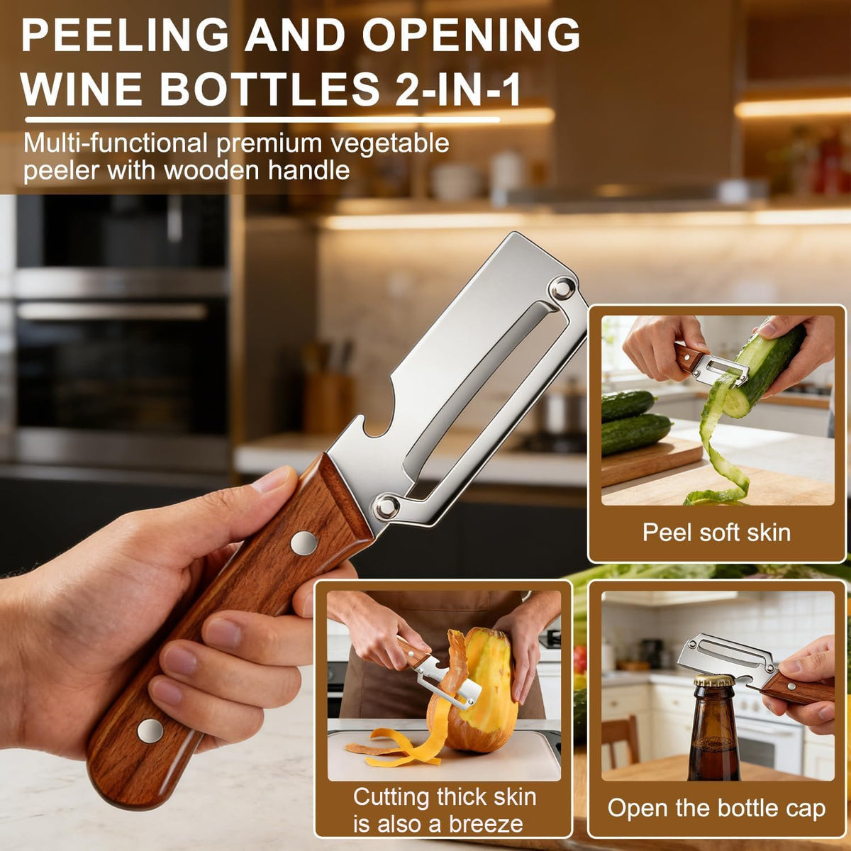Multifunctional Peeler Fruit and Vegetable Peeling Tool
