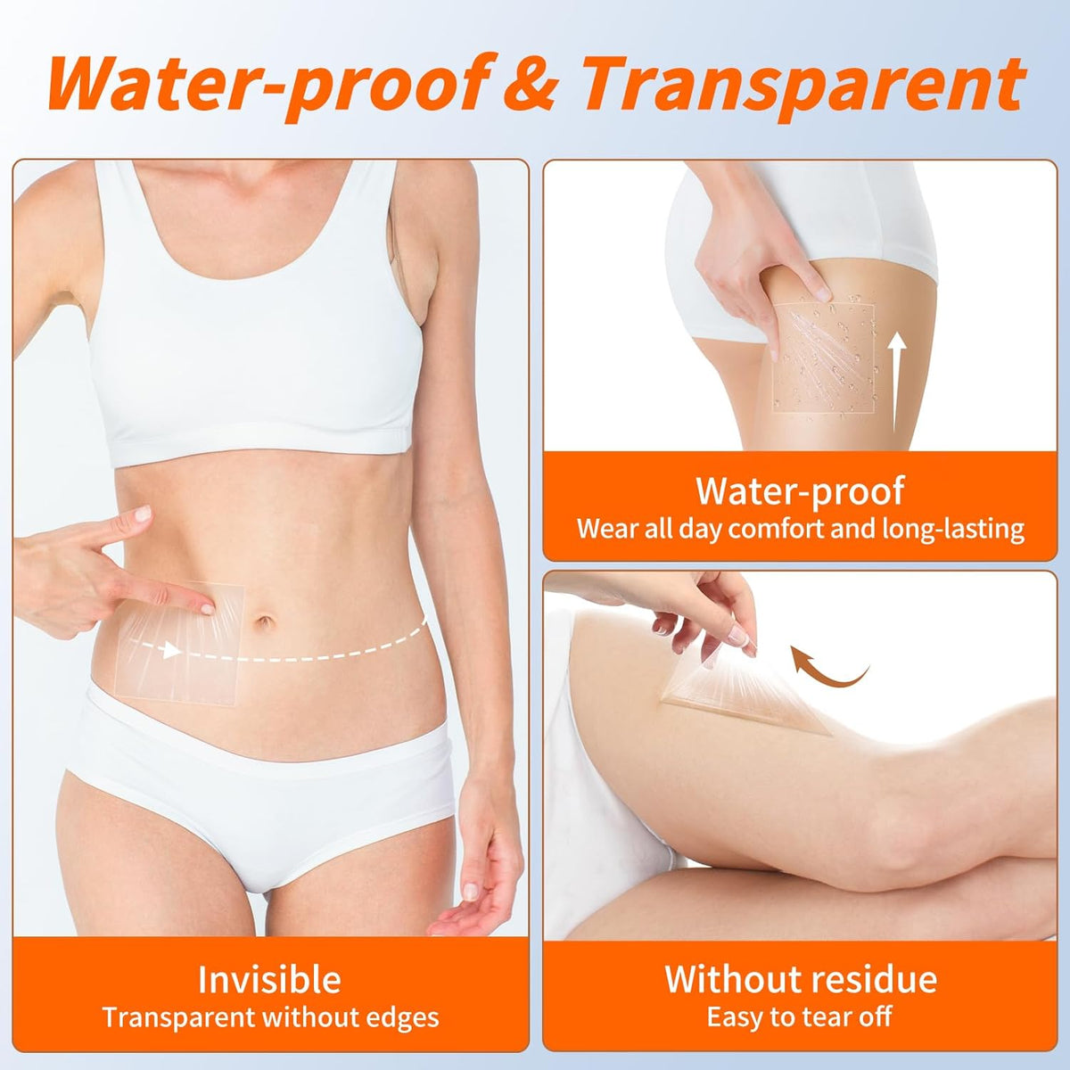 TighteningPatch wasserfest und transparent im Einsatz