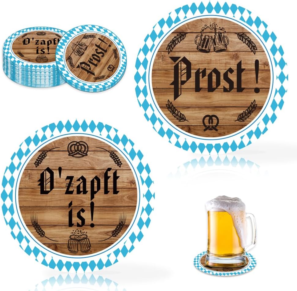 Oktoberfest Coaster Set, O'zapft is 48-piece set