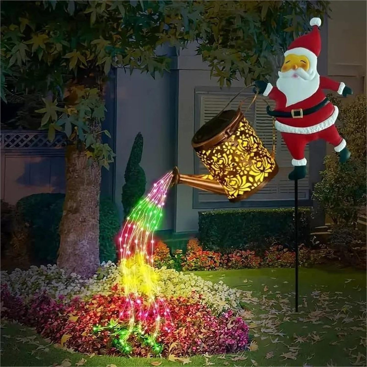 SantaKettle – Solar-powered Santa Claus garden light