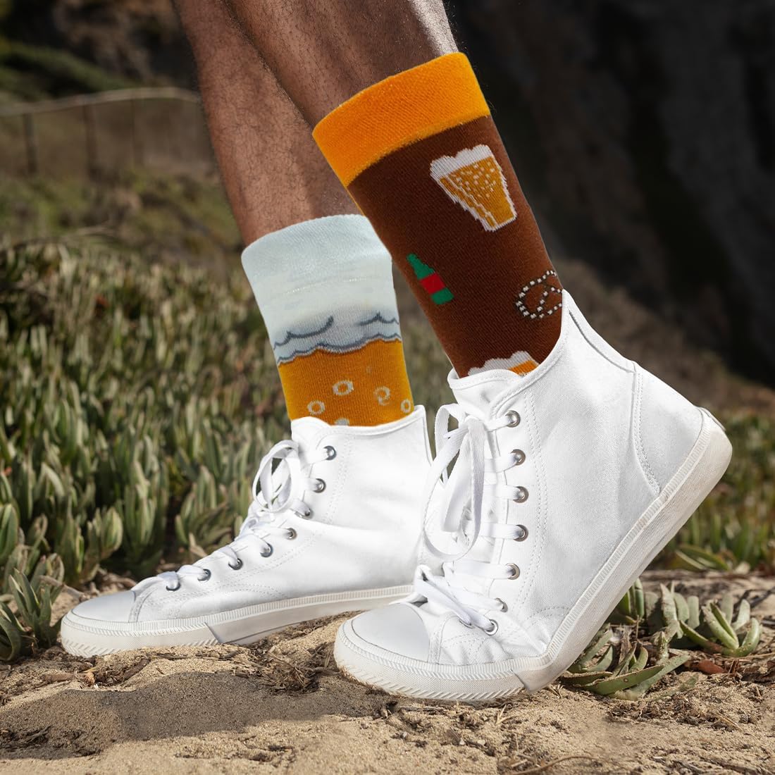 Beer socks Oktoberfest novelty socks, unisex 2-pack