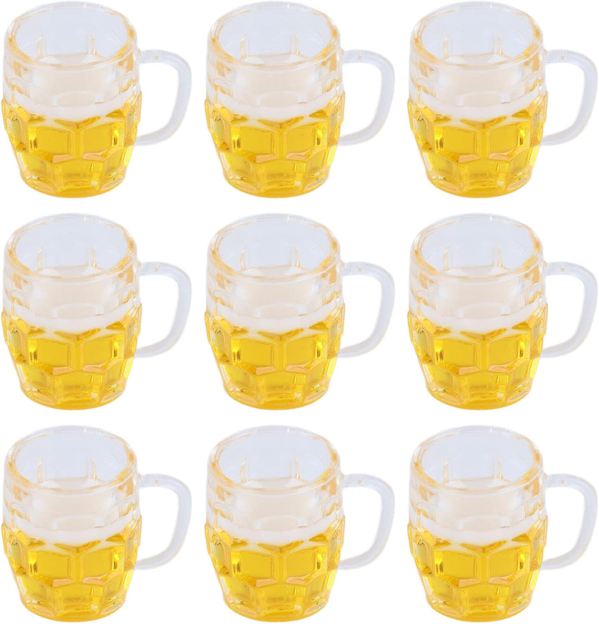 Oktoberfest Mini Beer Mug Decorations, Resin, Set of 12